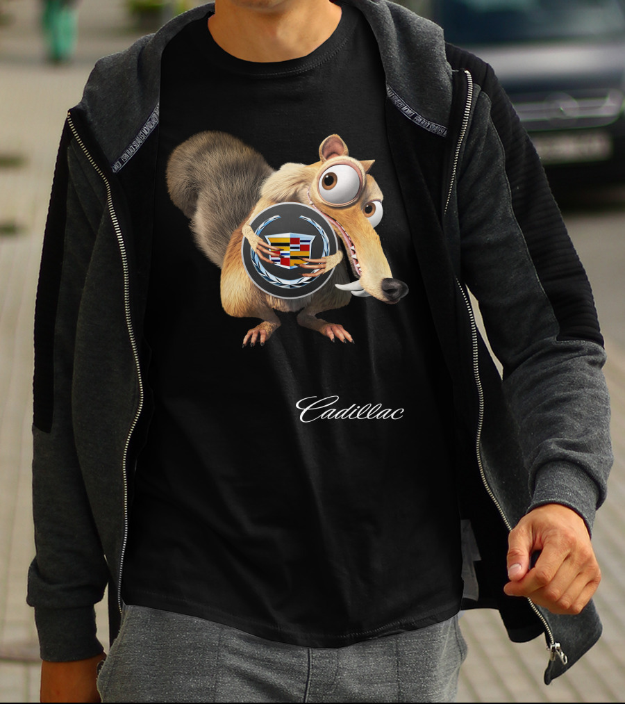 Scrat Cadillac Logo Crossover T-Shirt