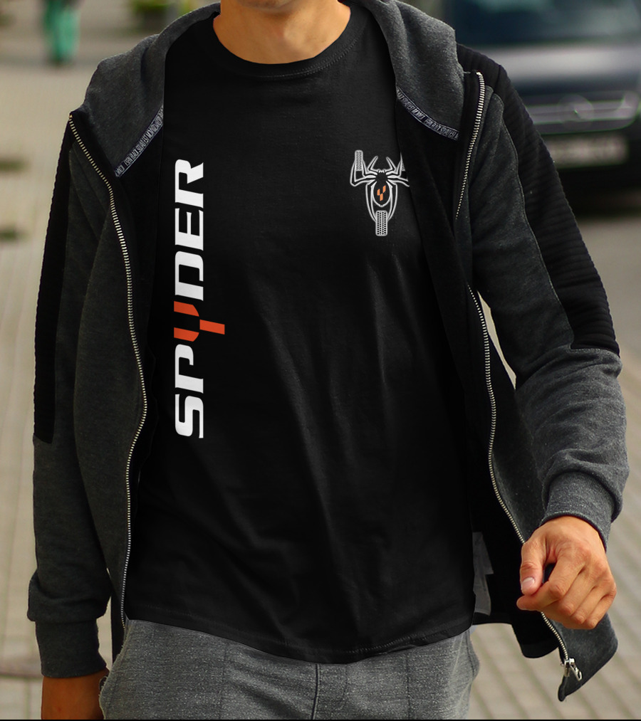 Spyder Logo With Stylized Spider T-Shirt