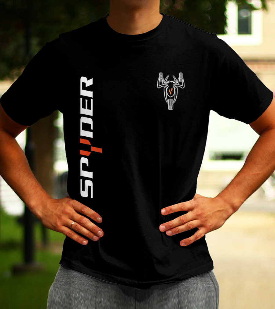 Spyder Logo With Stylized Spider T-Shirt