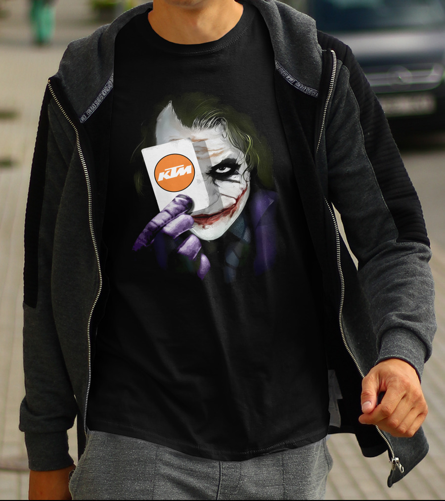 Ktm Joker Playing Card Face Paint T-Shirt