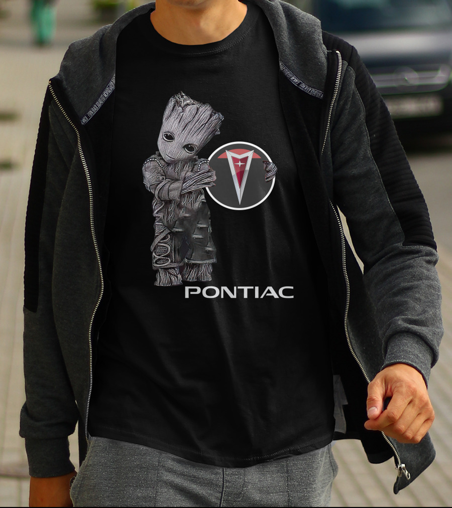 Pontiac Logo Groot Character Fusion T-Shirt