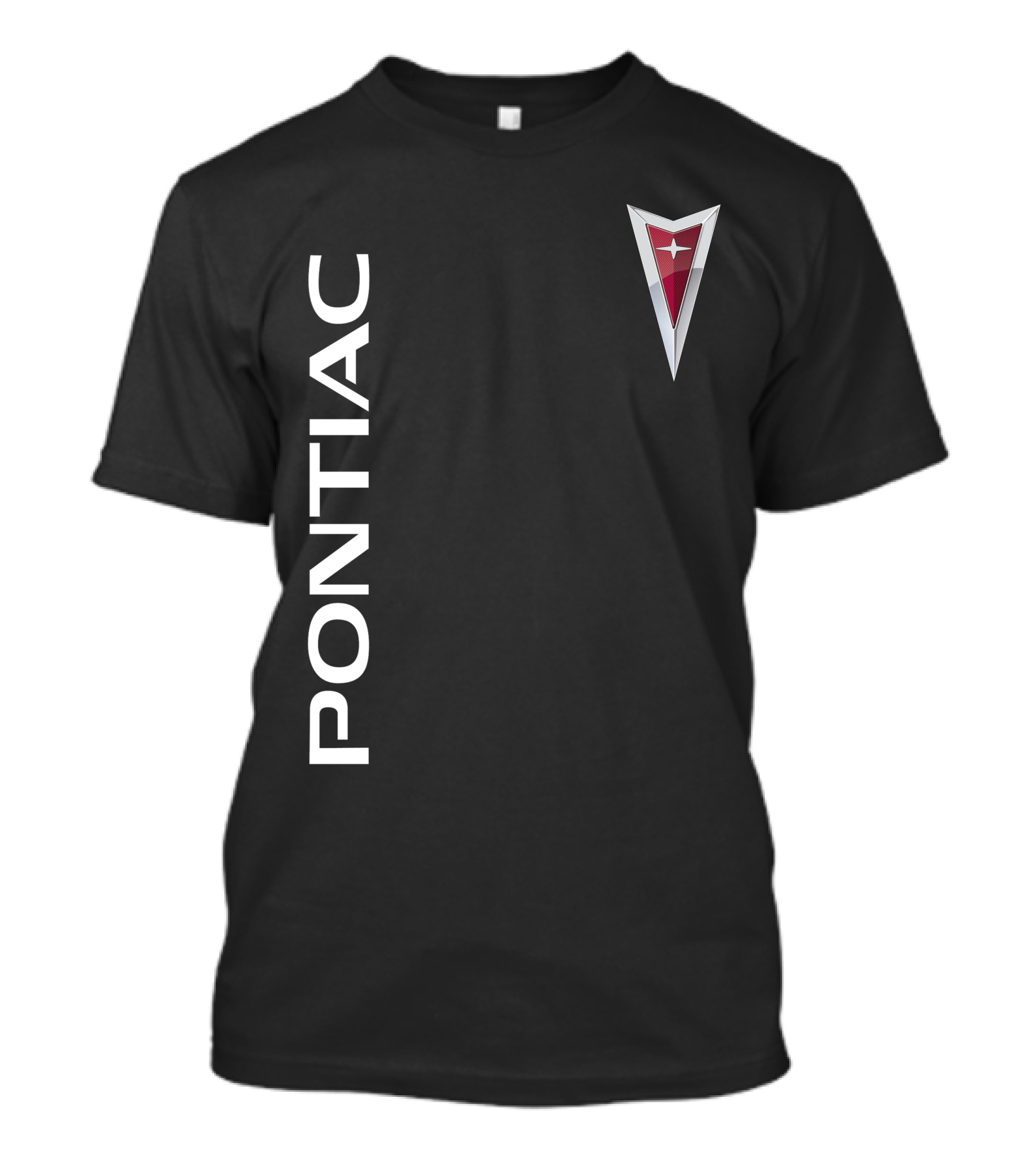 Pontiac Vintage Logo Vertical T-Shirt