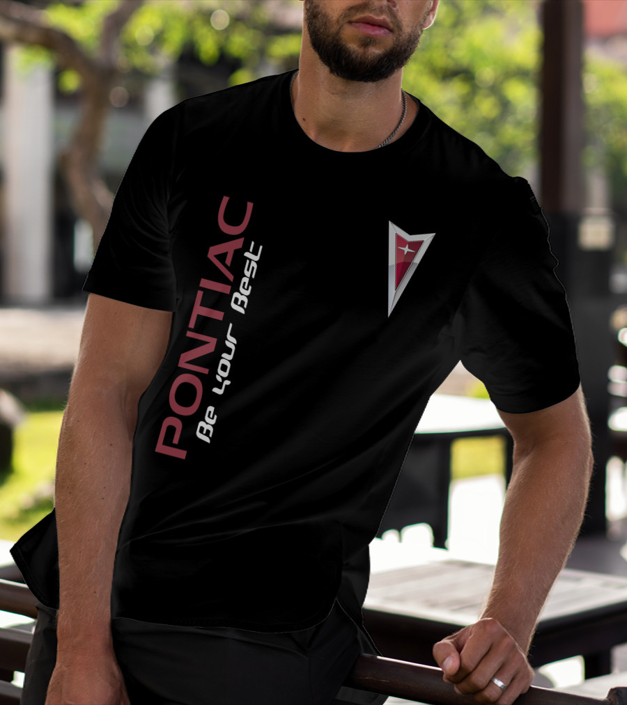 Pontiac Be Your Best Arrowhead Badge T-Shirt