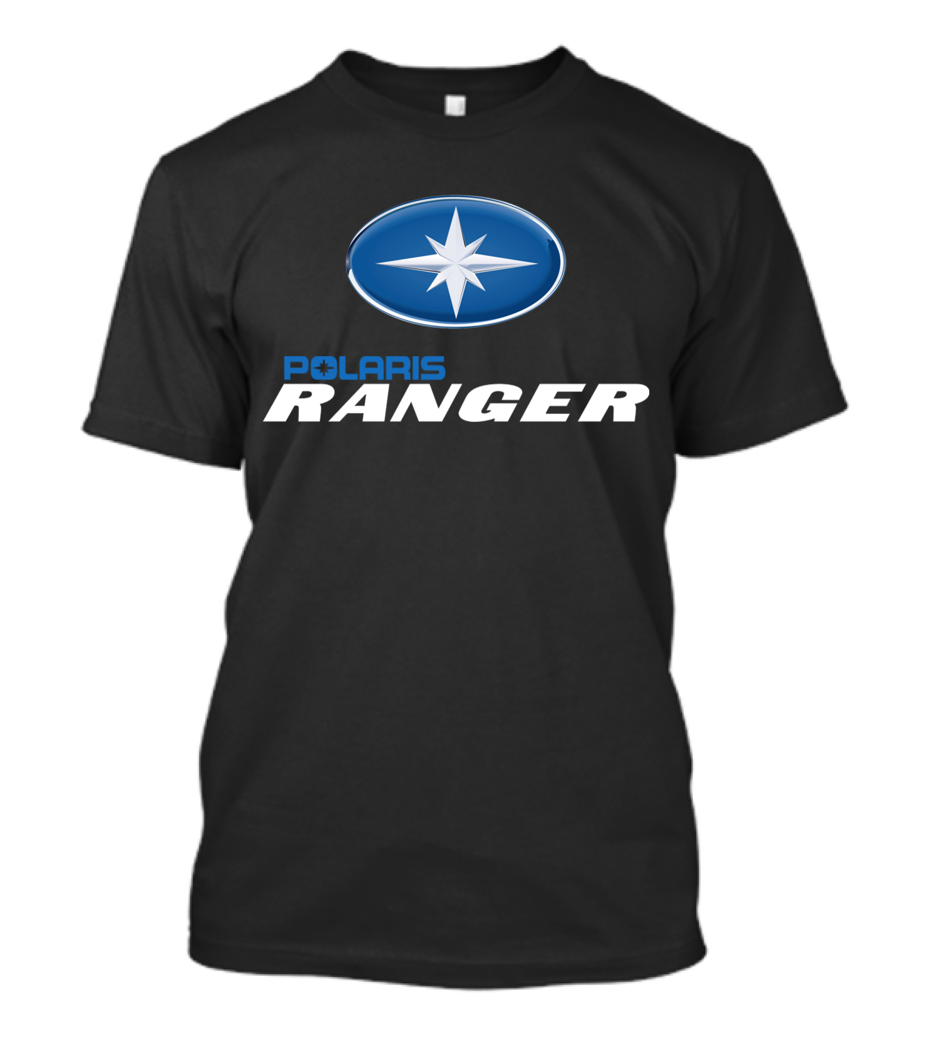 Polaris Ranger Oval Emblem Blue Star T-Shirt