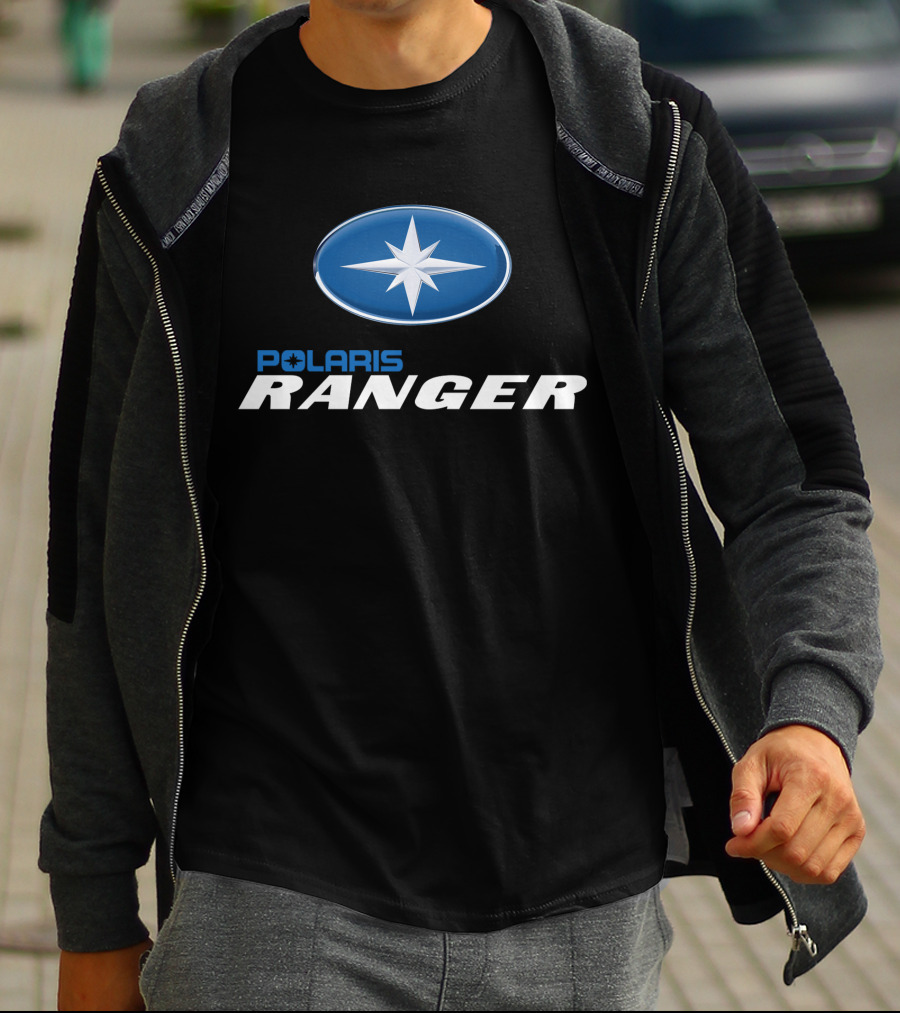 Polaris Ranger Oval Emblem Blue Star T-Shirt