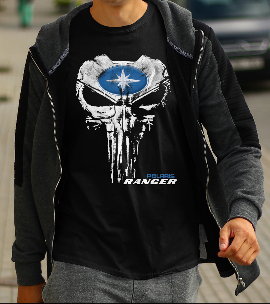 Polaris Ranger Skull Logo Star T-Shirt