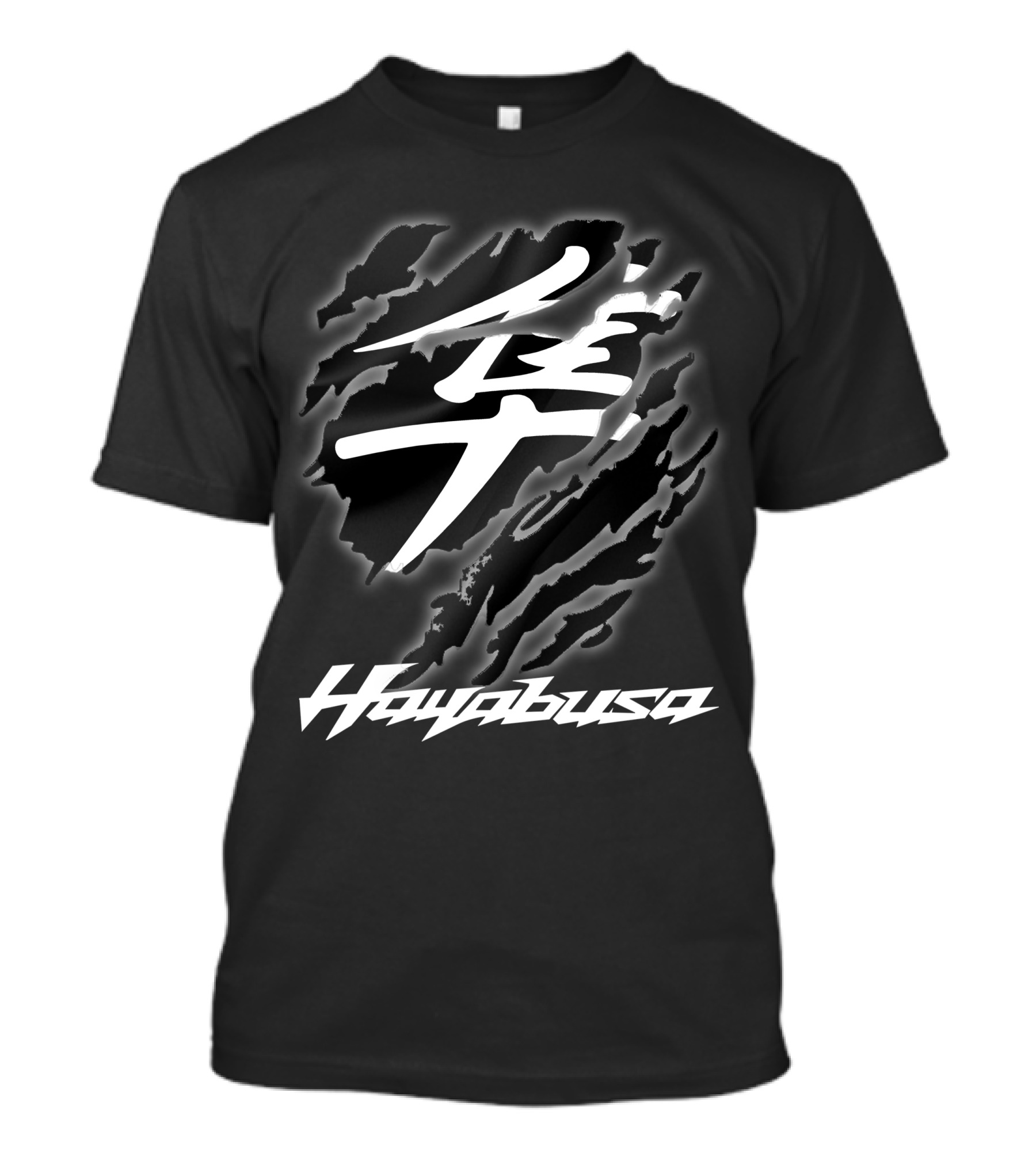 Hayabusa Japanese Kanji Claw Marks T-Shirt