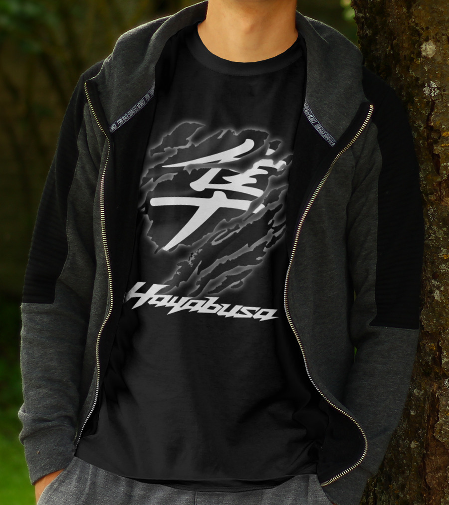 Hayabusa Japanese Kanji Claw Marks T-Shirt