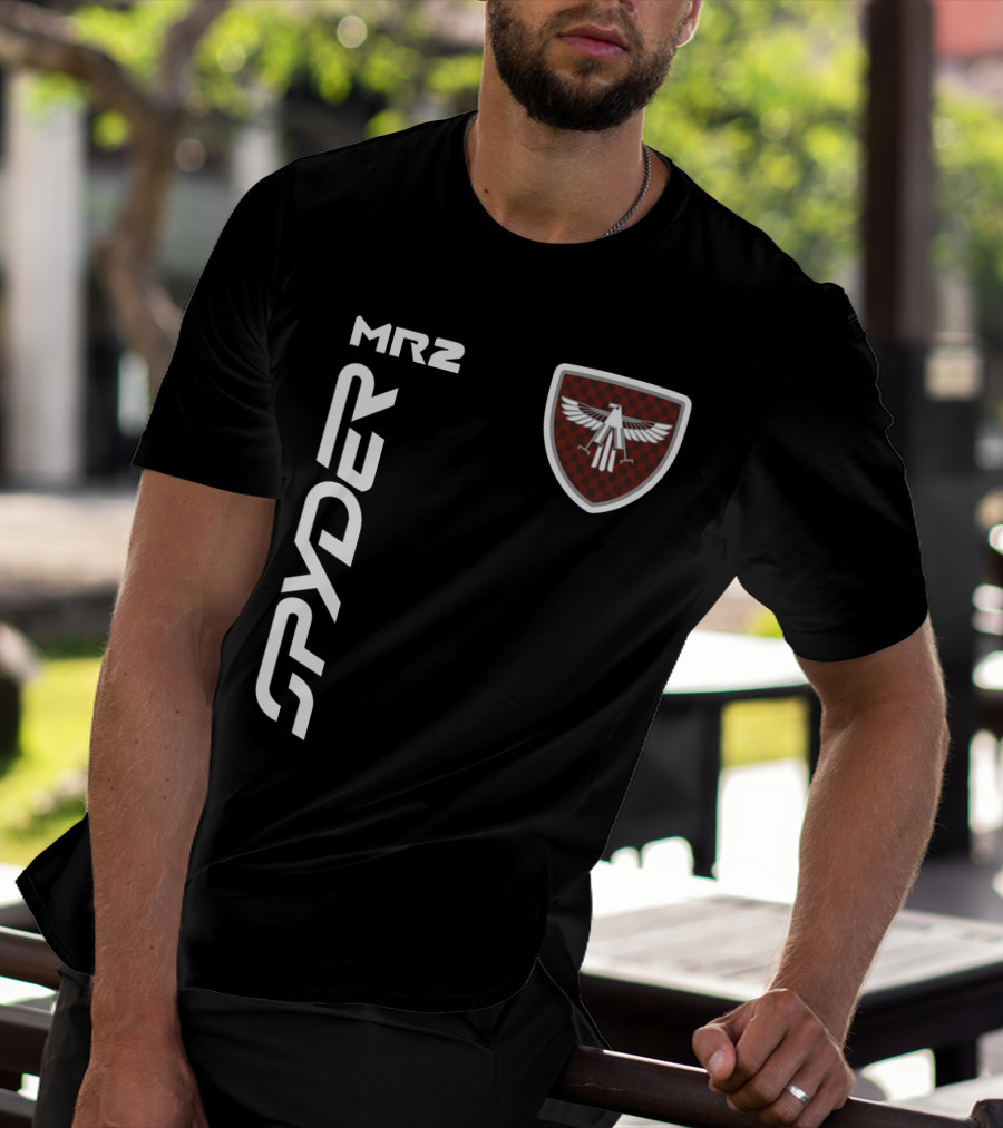 Spyder Mr2 Falcon Emblem Vertical Layout T-Shirt