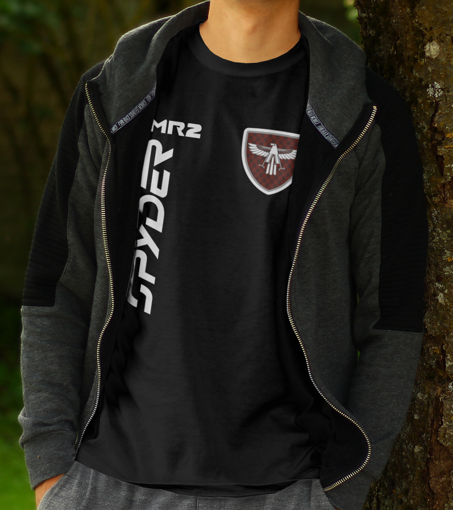 Spyder Mr2 Falcon Emblem Vertical Layout T-Shirt