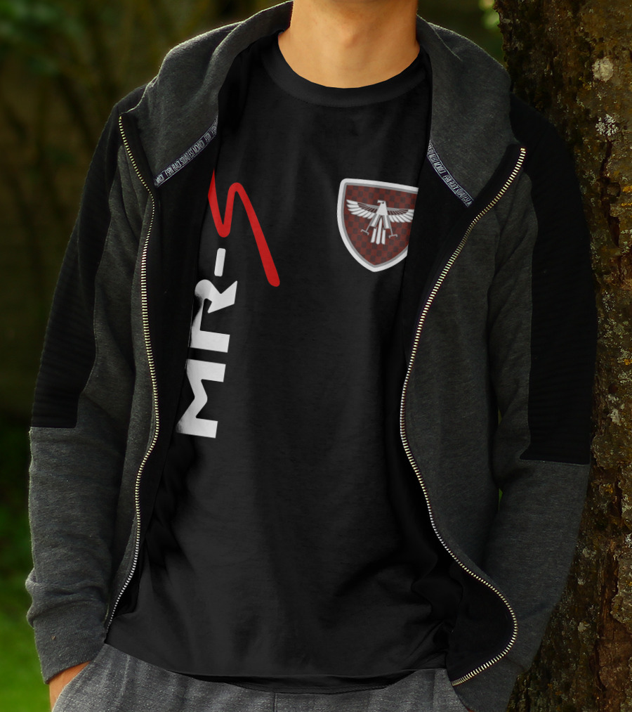 Mr-S Toyota Racing Logo With Red Stylized Text And Eagle Badge T-Shirt