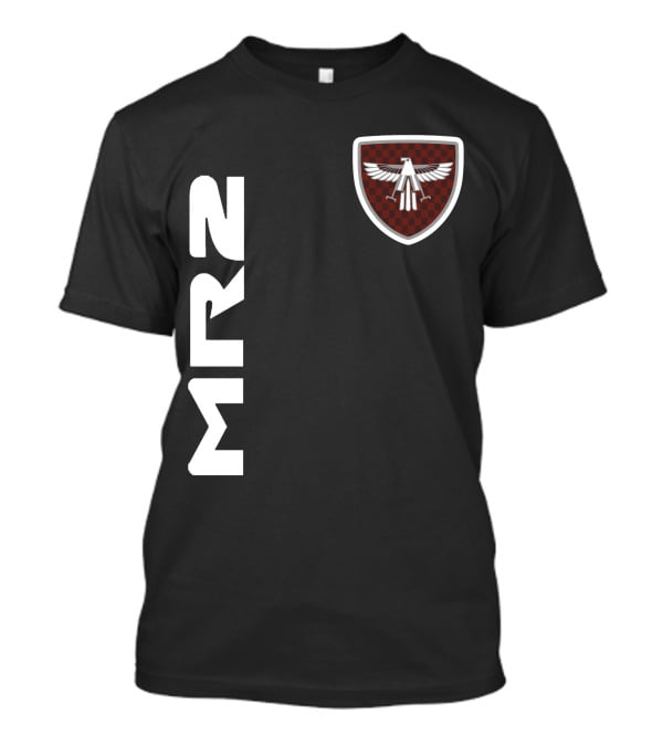 Mr2 03 Eagle Emblem Racing Checkerboard Crest T-Shirt