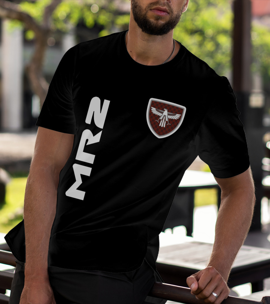 Mr2 03 Eagle Emblem Racing Checkerboard Crest T-Shirt