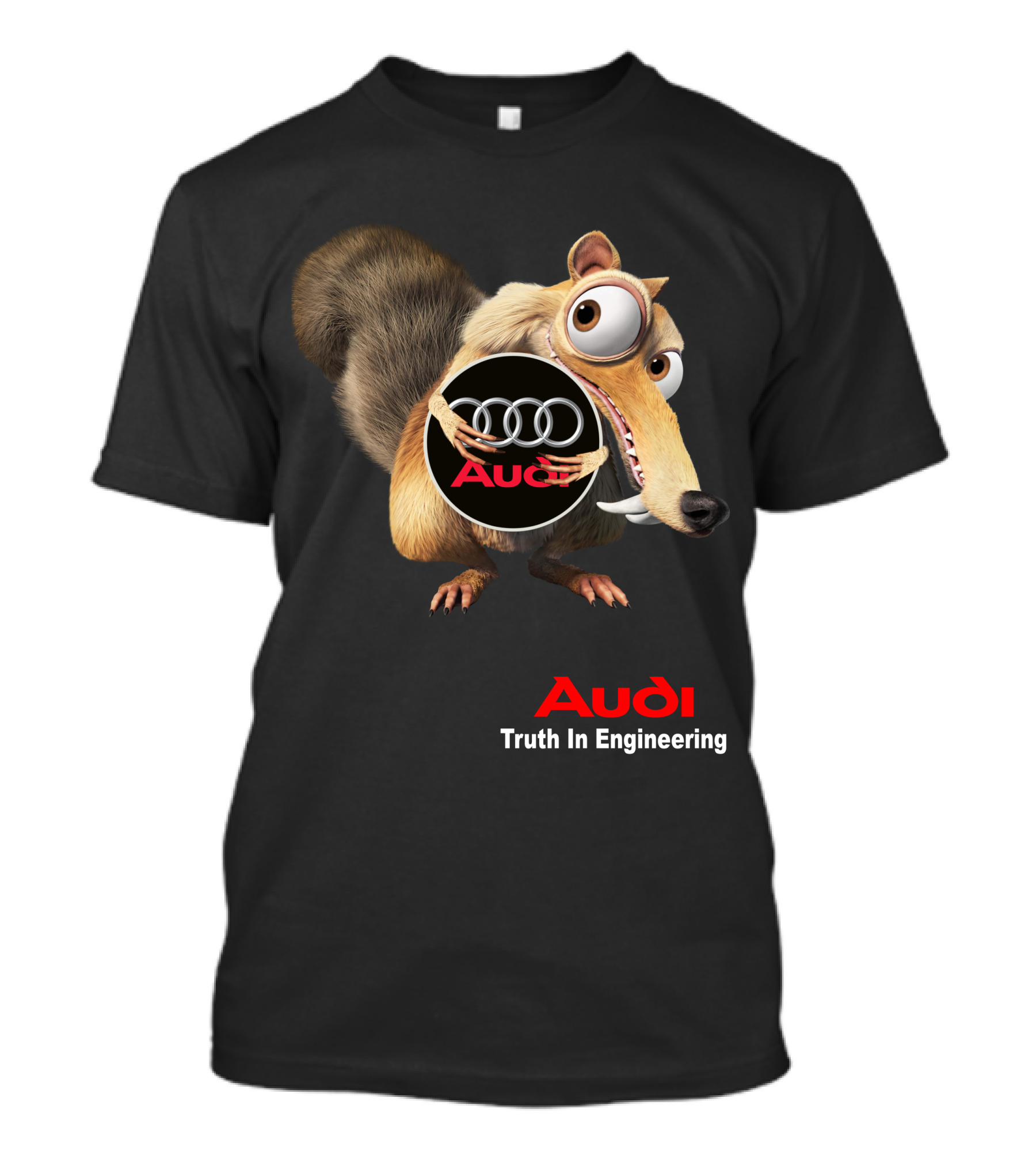 Audi Truth In Engineering Ice Age Scrat Crossover T-Shirt