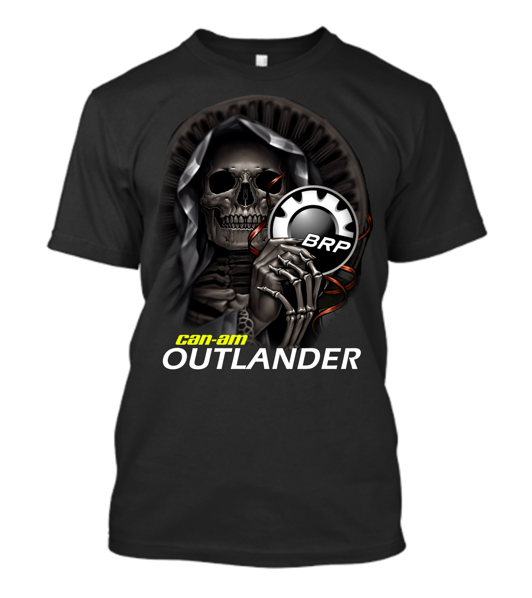 Can-Am Brp Outlander Skull T-Shirt