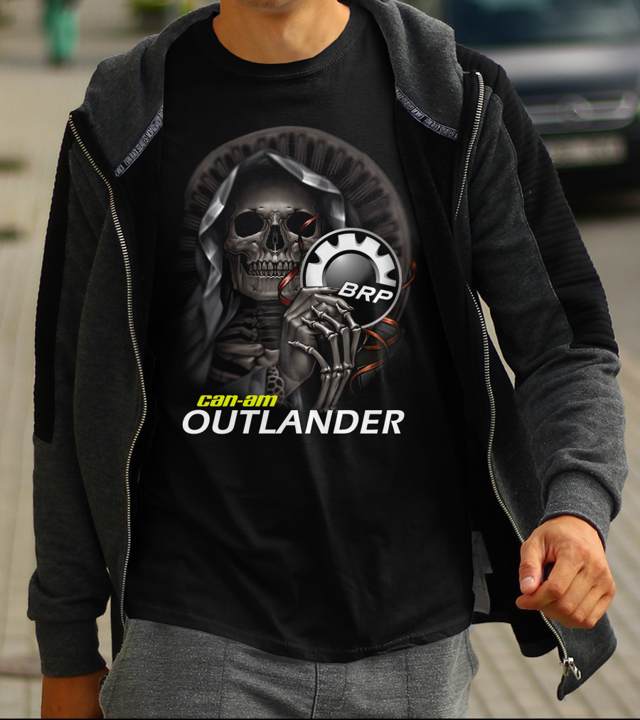 Can-Am Brp Outlander Skull T-Shirt