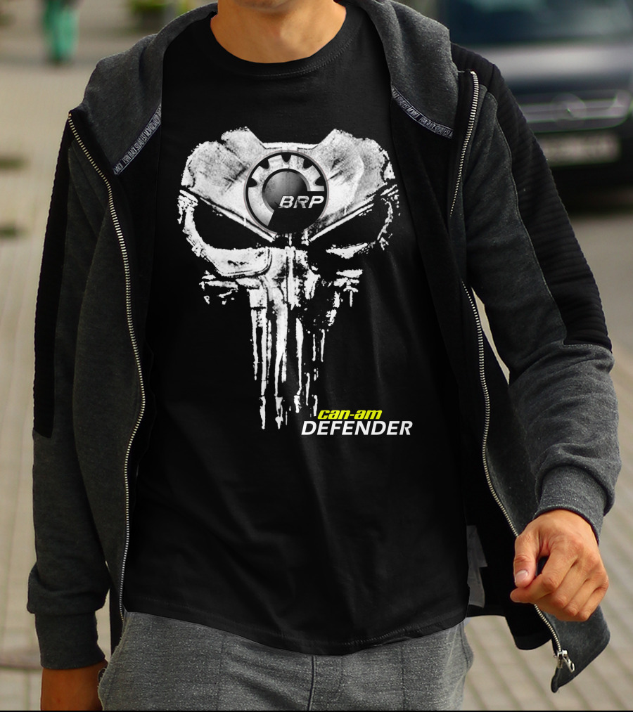Brp Can-Am Defender Punisher Style T-Shirt