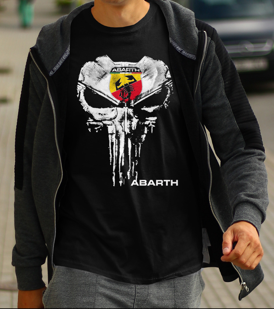 Abarth Punisher Skull T-Shirt