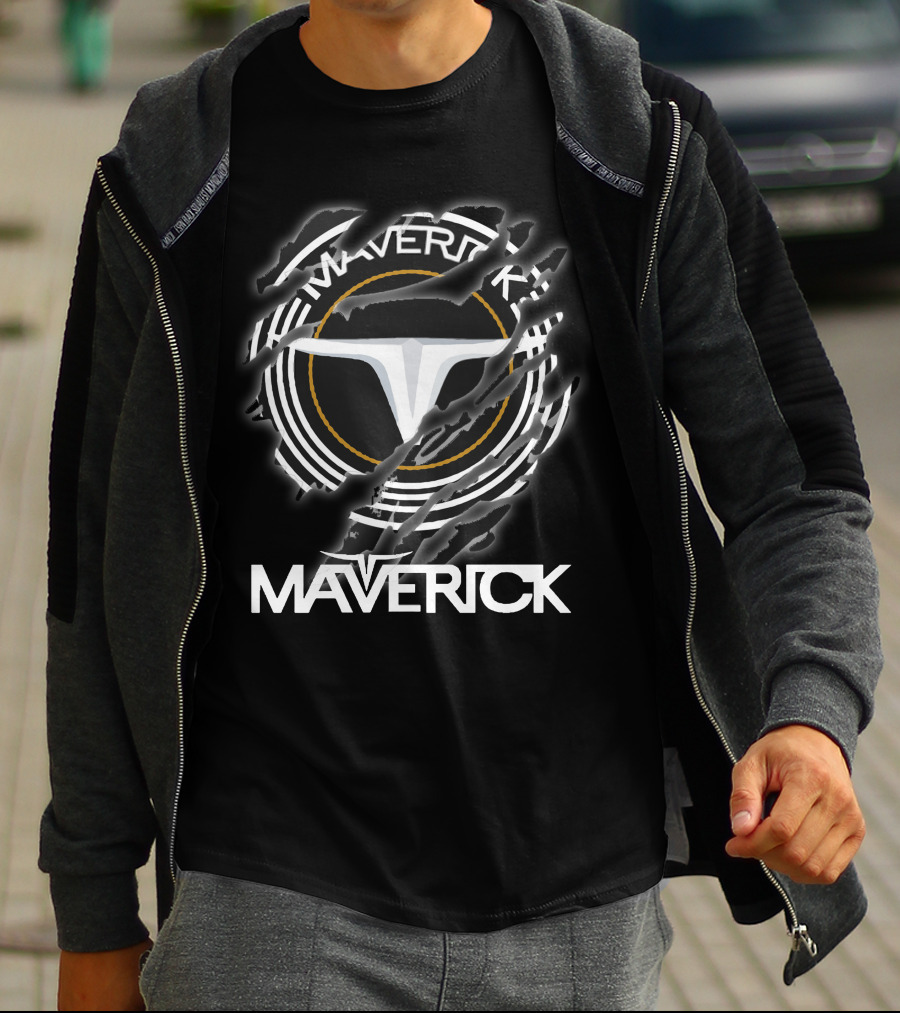Maverick 07 Electric Logo Claw Marks T-Shirt