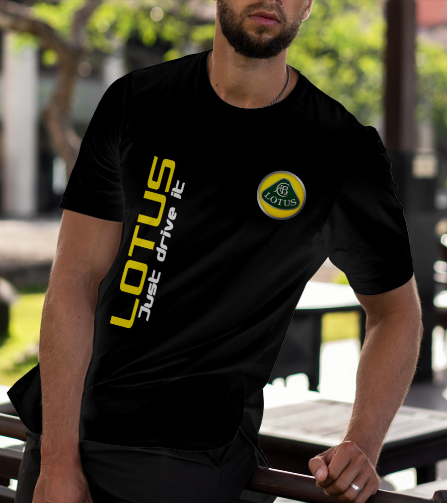 Lotus Just Drive It Logo Badge T-Shirt