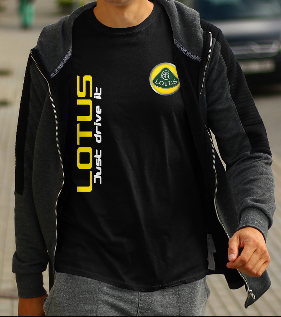 Lotus Just Drive It Logo Badge T-Shirt