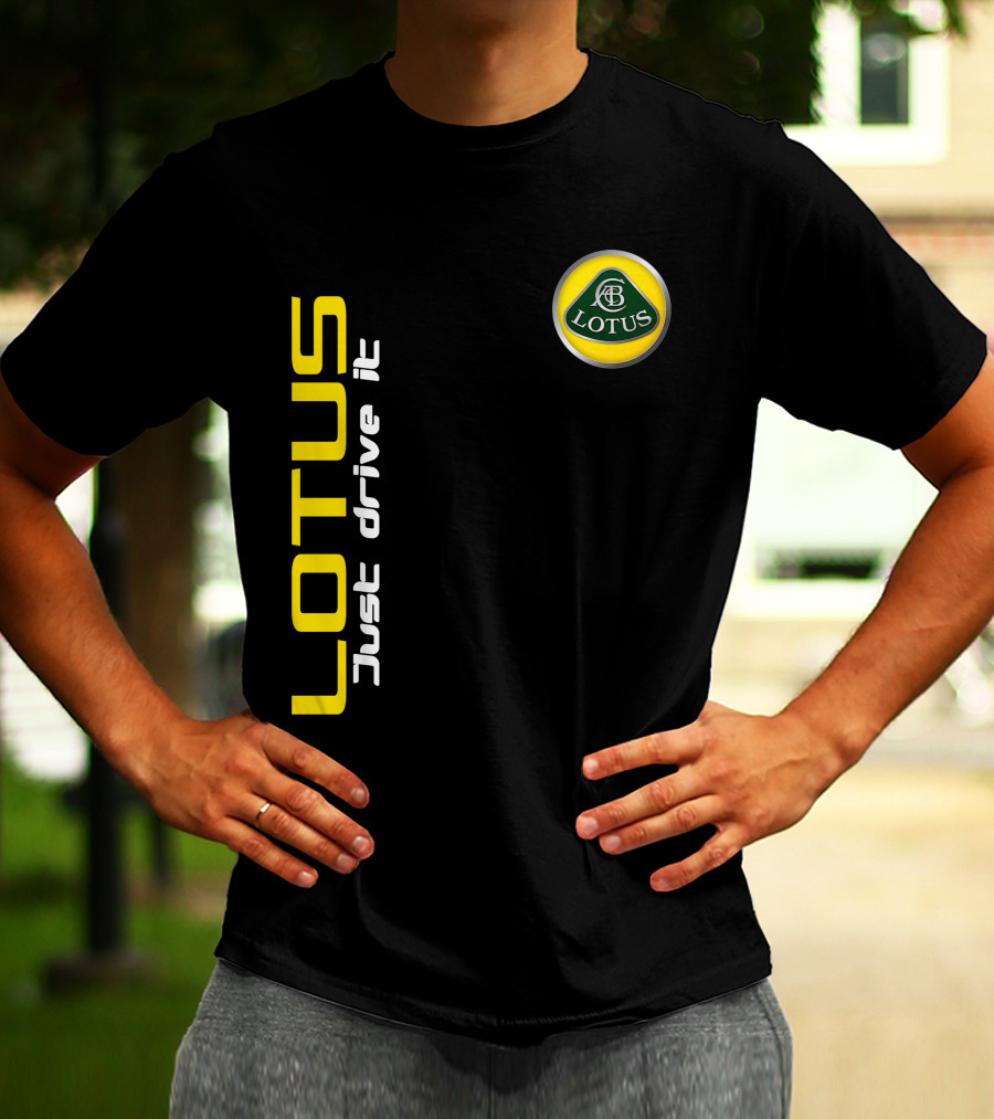 Lotus Just Drive It Logo Badge T-Shirt