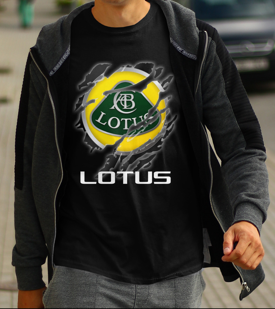 Lotus Abc Emblem Ripped Claw T-Shirt