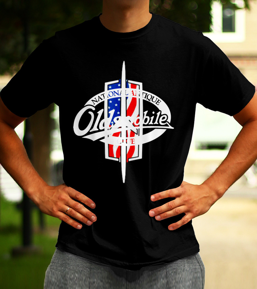 Oldsmobile National Antique Club American Flag T-Shirt
