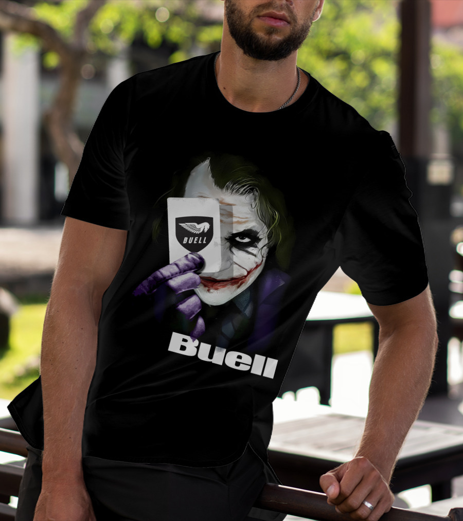 Buell Joker Card With Iconic Character T-Shirt