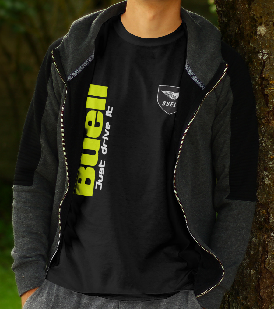 Buell Just Drive It Wing T-Shirt