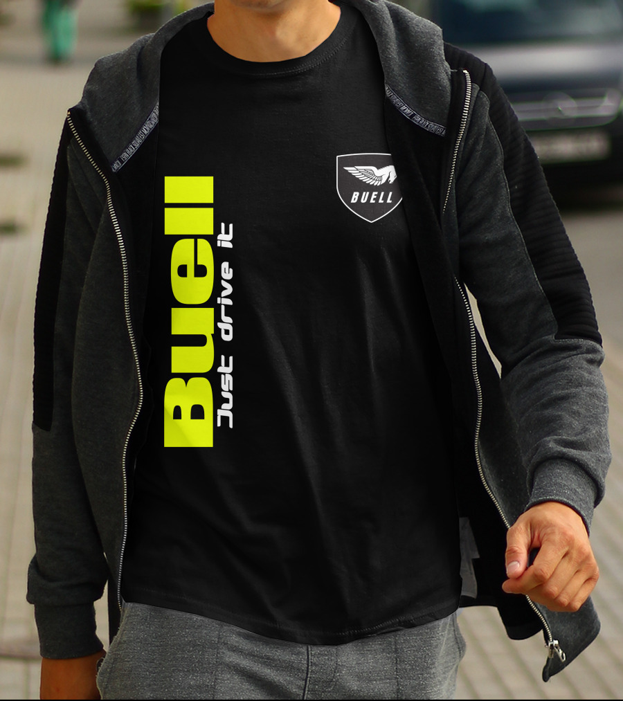 Buell Just Drive It Wing T-Shirt