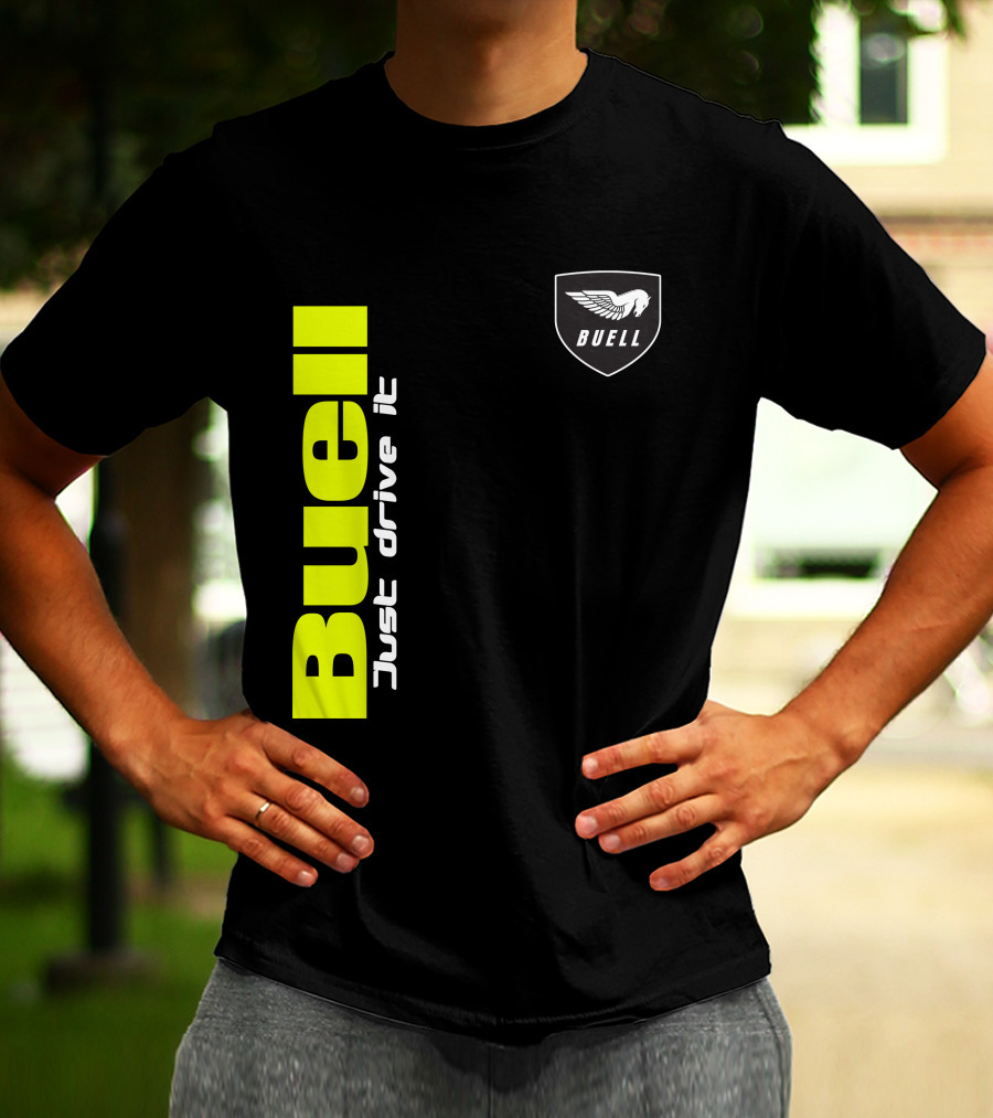 Buell Just Drive It Wing T-Shirt