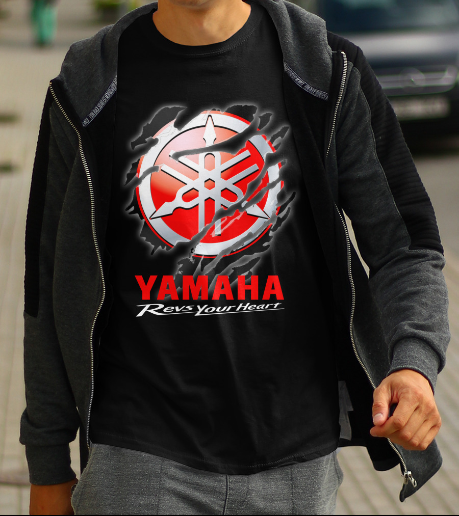 Yamaha Revs Your Heart 04 Red T-Shirt