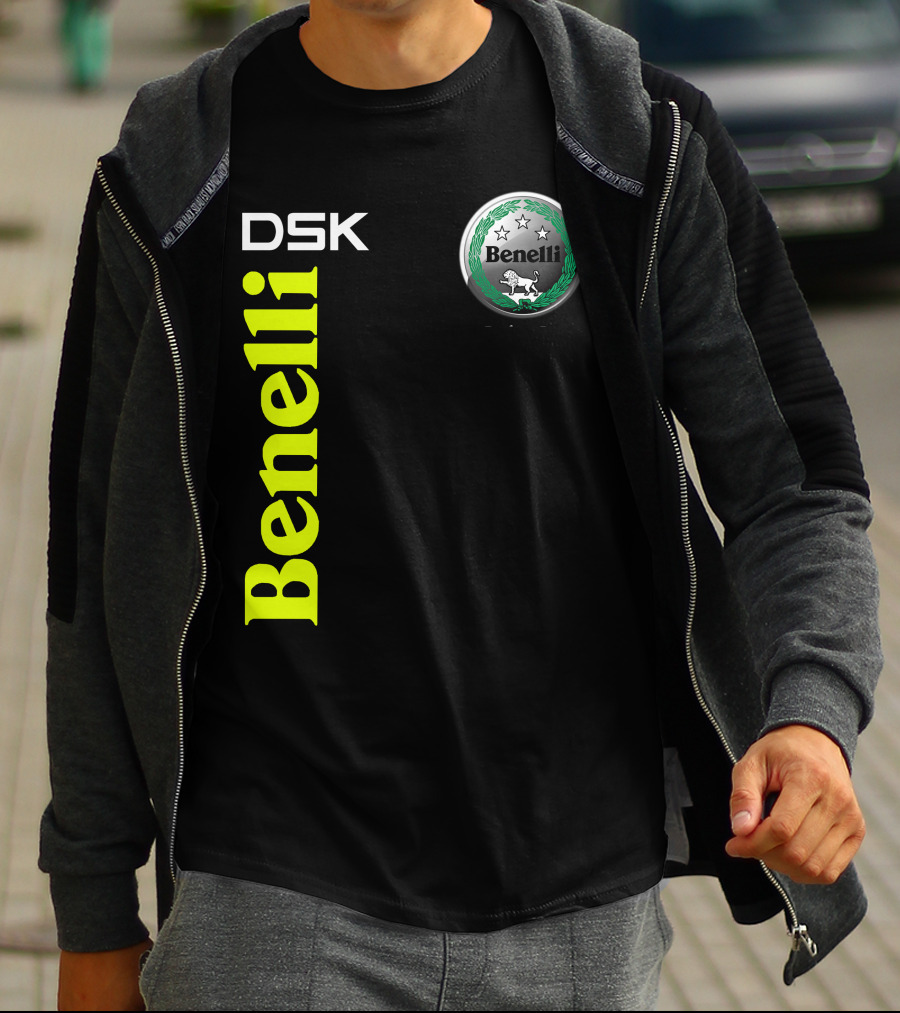 Benelli Dsk Logo With Emblem And Stars T-Shirt