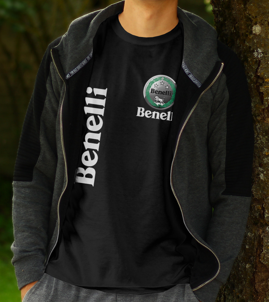 Benelli Logo With Stars Lion T-Shirt