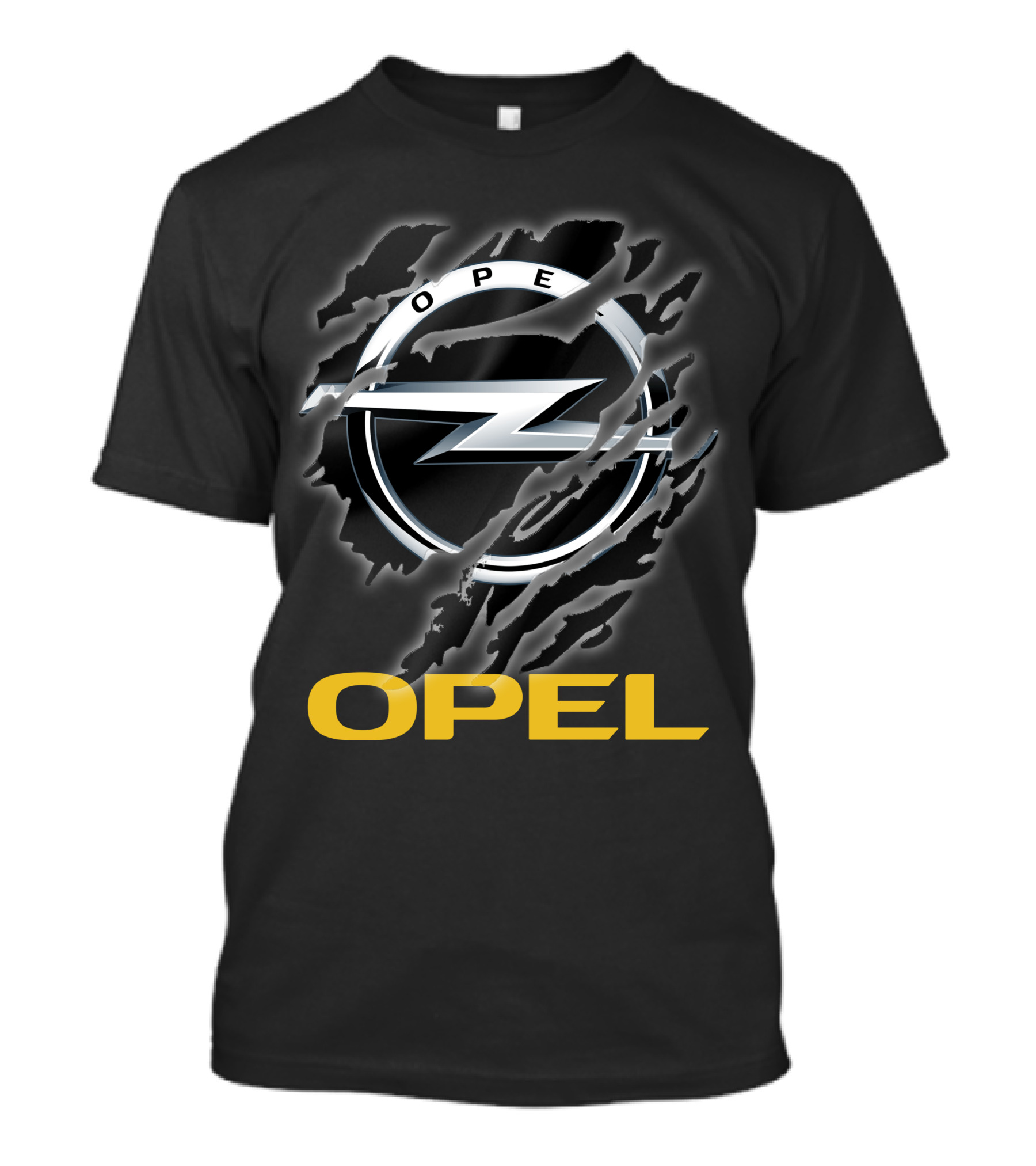Opel 04 Logo With Claw Marks And Silver Z Symbol T-Shirt