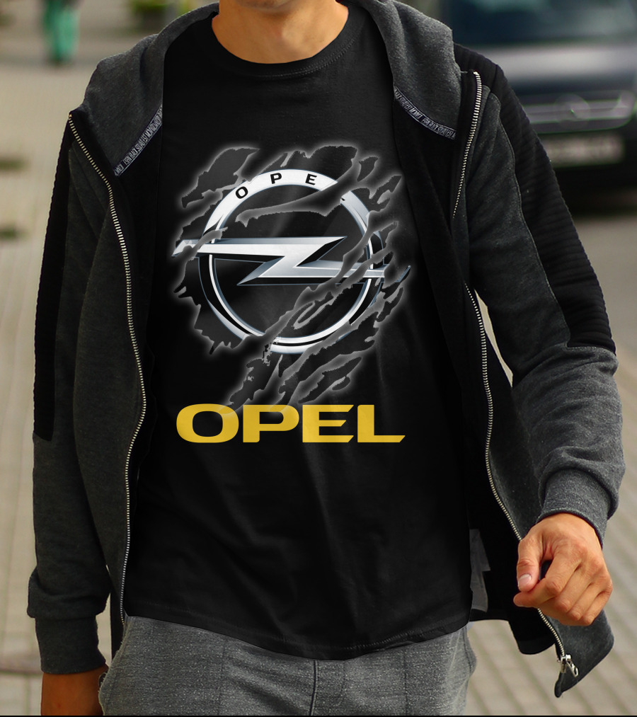 Opel 04 Logo With Claw Marks And Silver Z Symbol T-Shirt