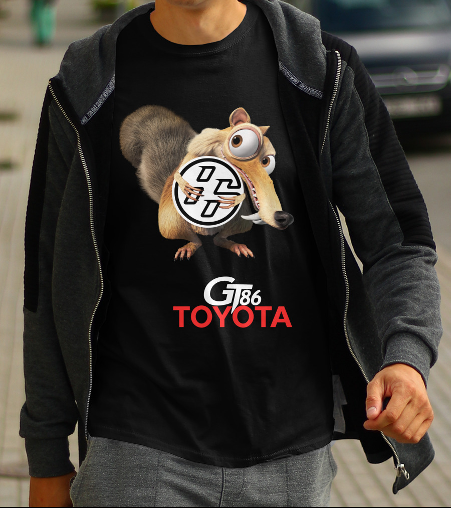Gt86 Toyota Ice Age Character Embrace T-Shirt