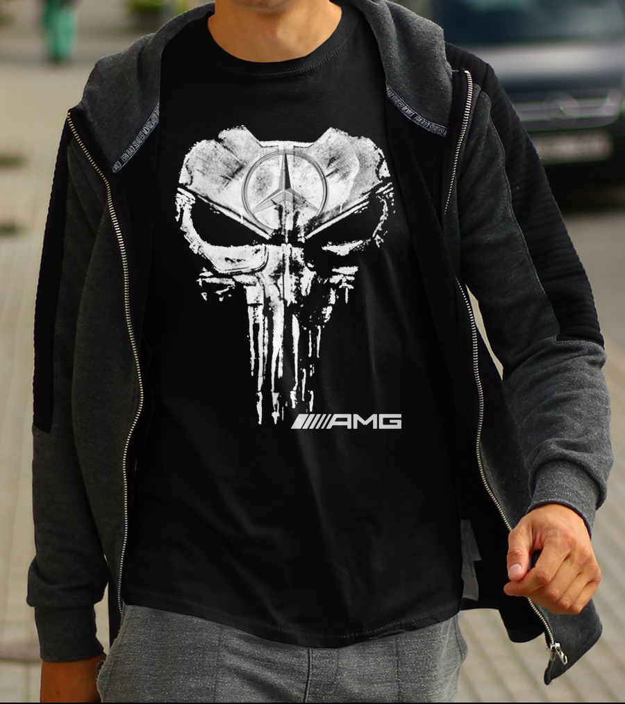 Amg Punisher Skull Mercedes T-Shirt