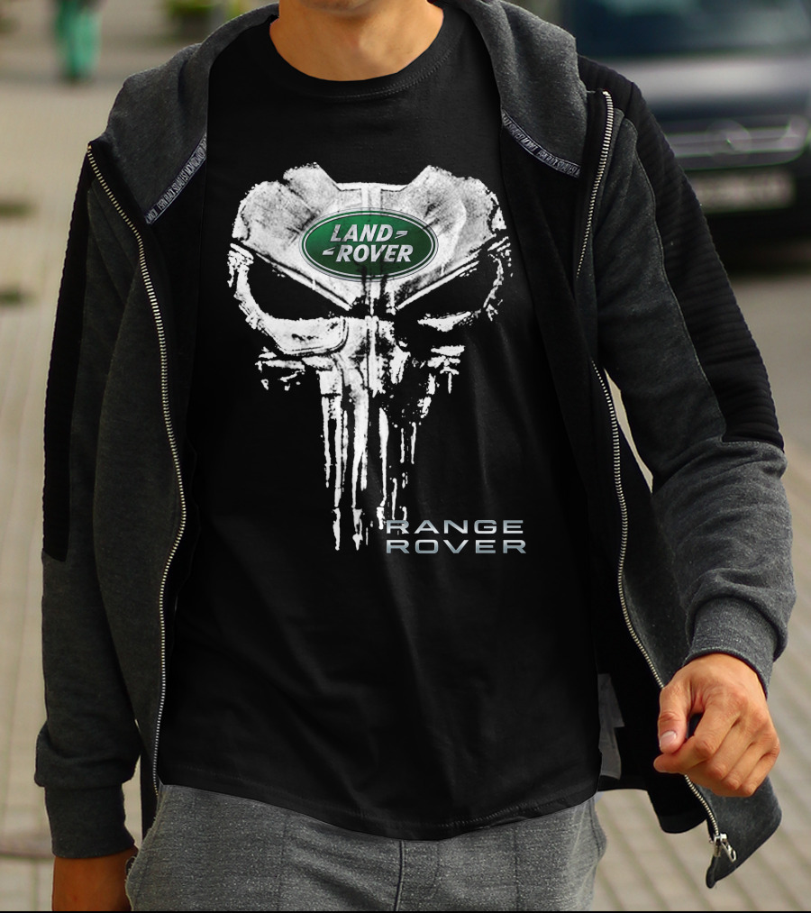 Land Rover Punisher Skull Range Rover T-Shirt