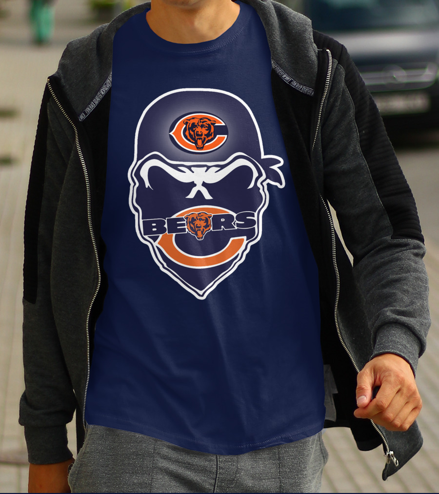 Chicago Bears Pirate Logo Bears T-Shirt