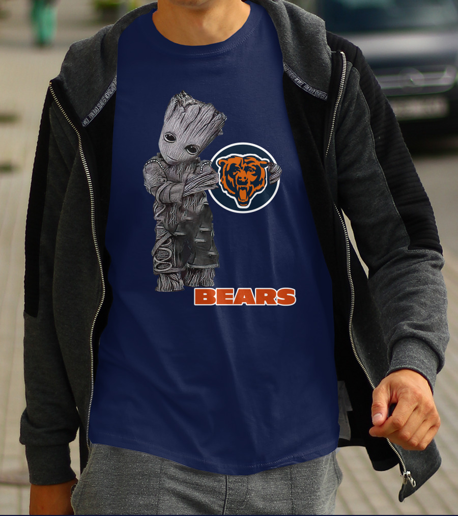 Groot Chicago Bears Fan T-Shirt