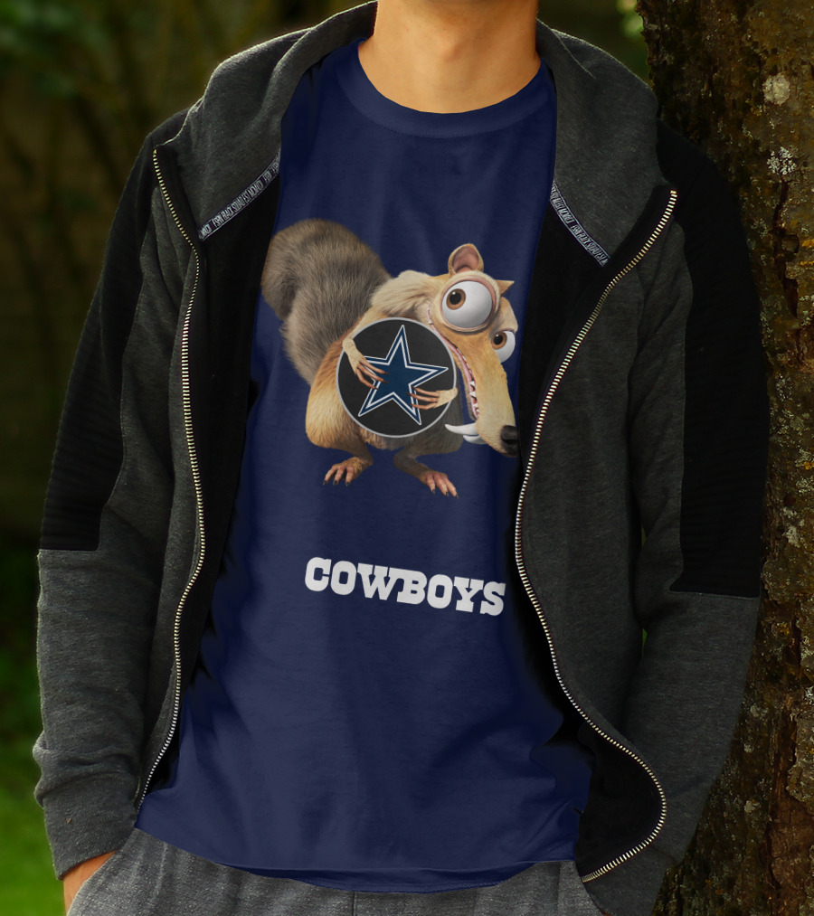 Cowboys Scrat Holding Star T-Shirt
