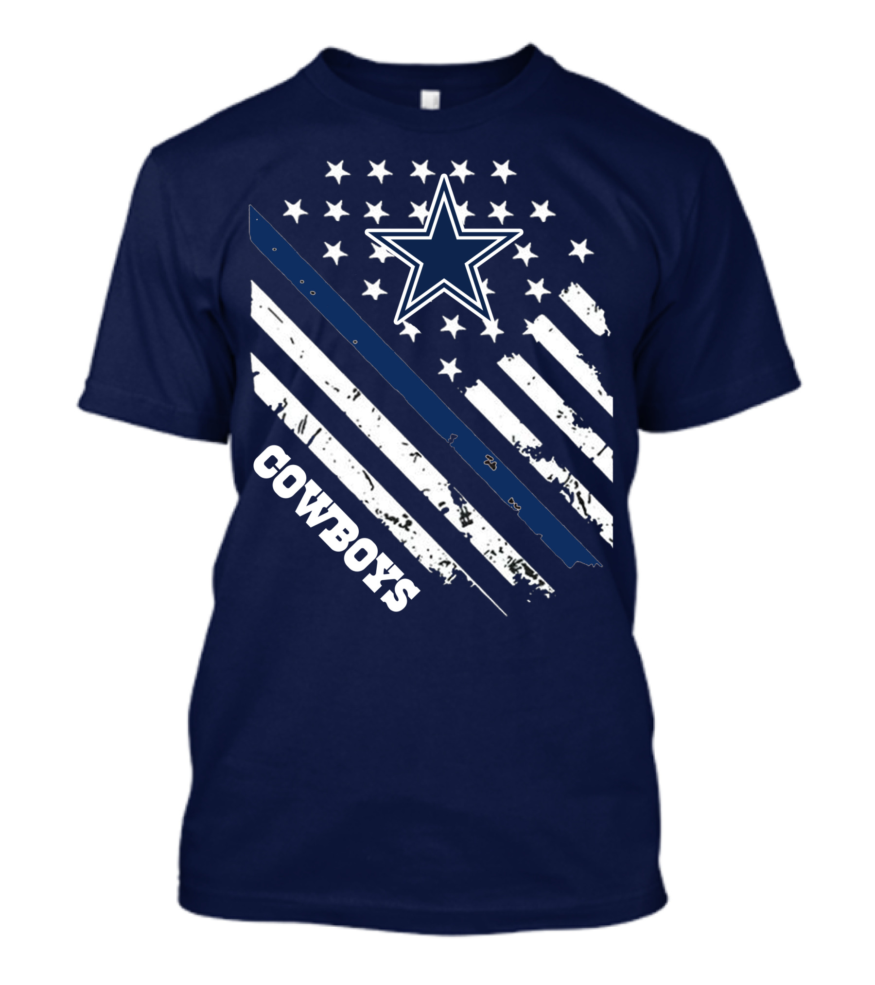Cowboys Star And Stripes Vintage Americana T-Shirt