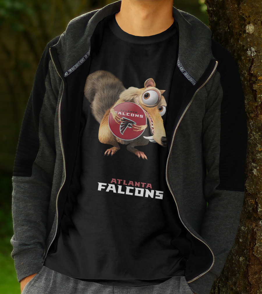Atlanta Falcons Ice Age Crossover Scrat T-Shirt