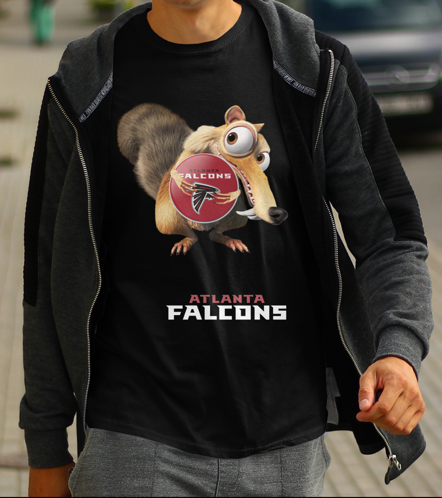 Atlanta Falcons Ice Age Crossover Scrat T-Shirt