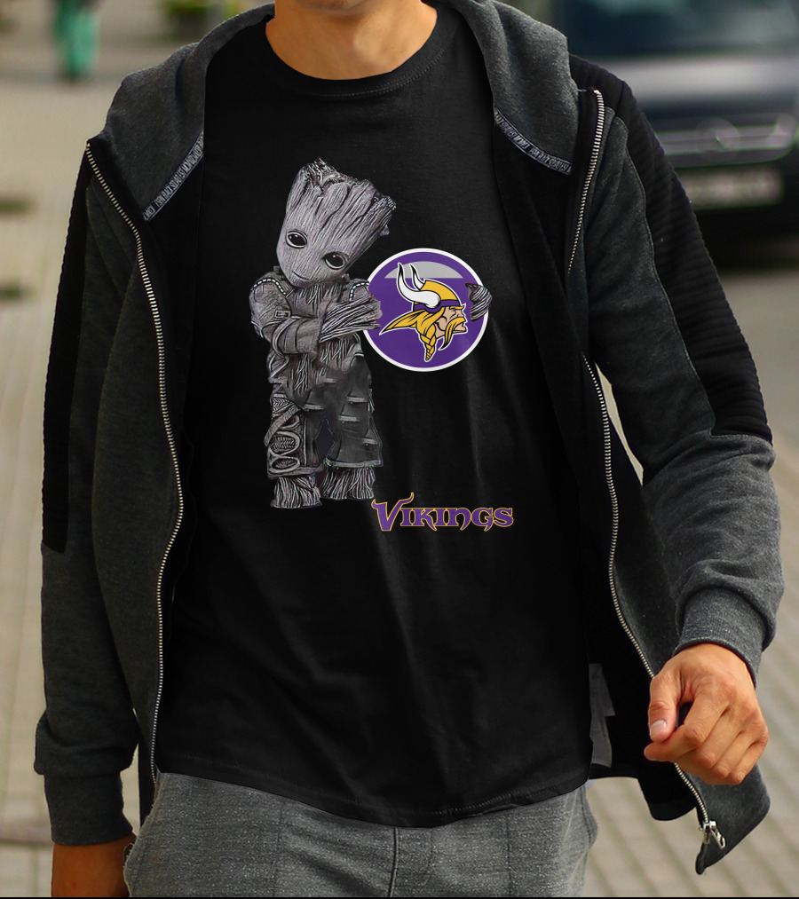 Vikings Nfl Groot Crossover T-Shirt