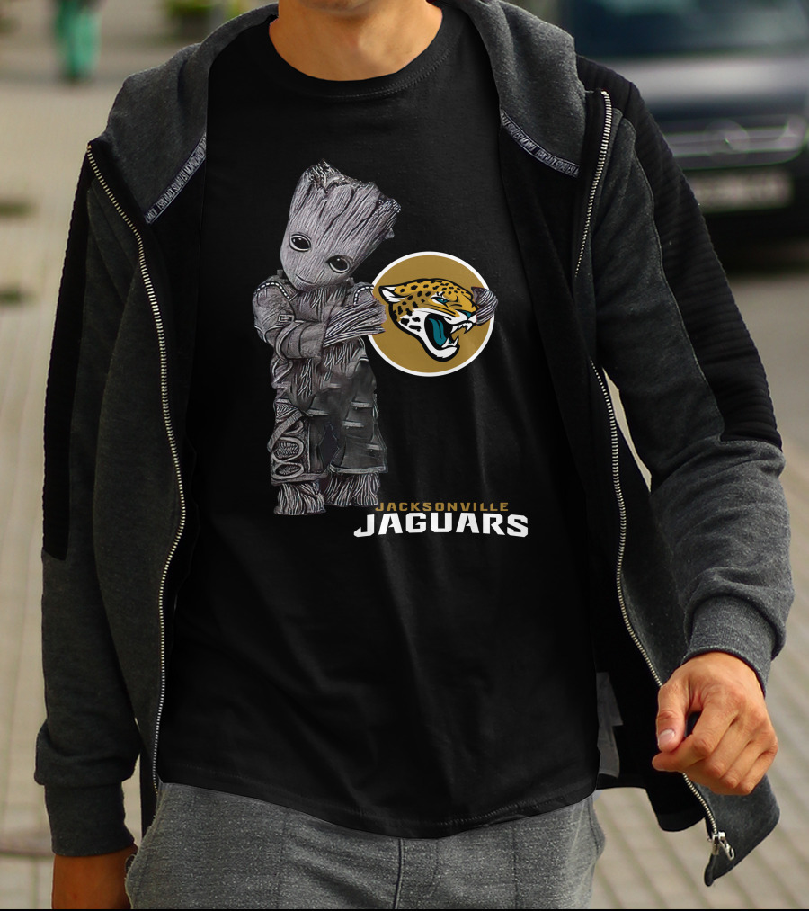 Jacksonville Jaguars Groot Collaboration T-Shirt