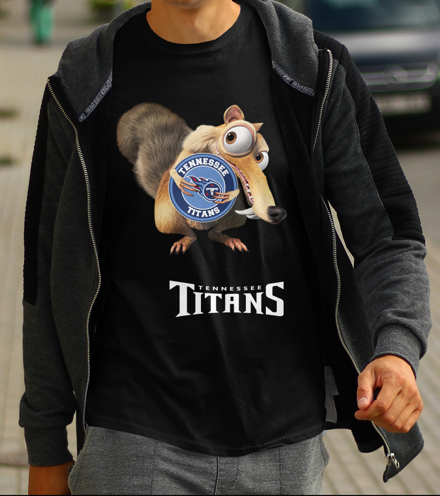 Tennessee Titans Ice Age Scrat T-Shirt