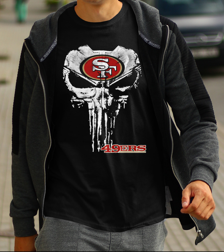 49ers Sf Punisher Logo T-Shirt